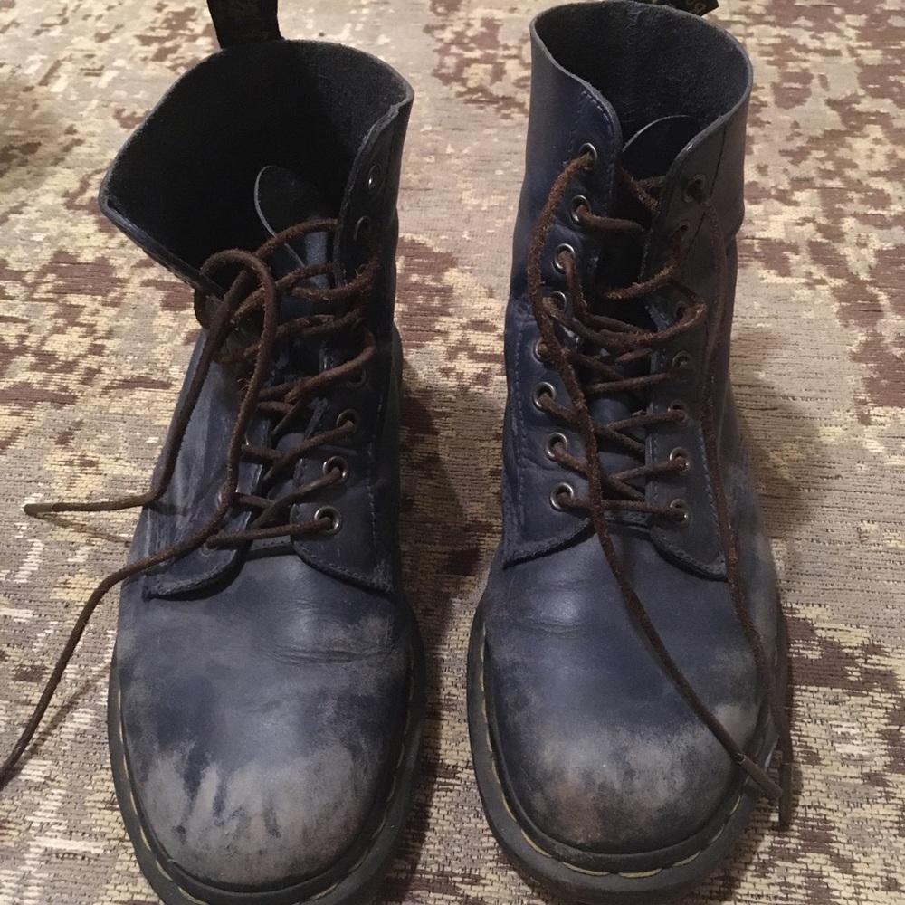 Blue Doc Martens